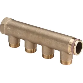 Viega Sanfix Fosta Verteiler, N 4, L 200 Messing Modell 1057, 110444