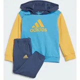 Adidas Essentials Colorblock Kids Jogginganzug Semi Blue Burst / Semi Spark / Preloved Ink Mel 68