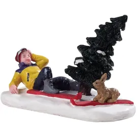 Lemax Ski Bunny Weihnachtsdorf mehrfarbig 0,82 m x 0,55 m x 0,55 m handbemalt