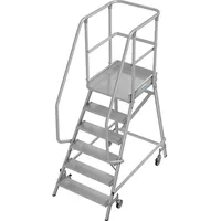 Krause Podestleiter fahrbar 6 Stufen
