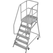 Krause Podestleiter fahrbar 6 Stufen
