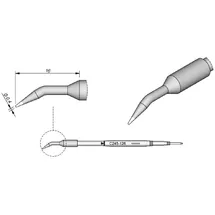 JBC Tools Lötspitze gewinkelt, D: 0,4 mm, C245126/Ø