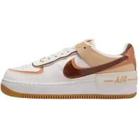 Nike Damen Air Force 1 Shadow Sneaker, Sail Flax Sesame Brown, 37.5 EU