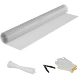 Relaxdays Volierendraht, 6,3 x 6,3 mm Silber