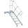ZARGES LM-Treppe mit Plattform 45° 9 Stufen, 800 mm breit, Höhe 1.93 m