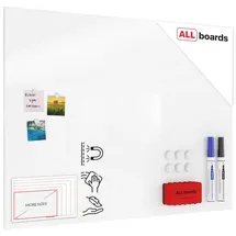 ALLboards Magnettafel 90 x 120 cm Weiß