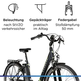 Zündapp Z510 2021 28 Zoll RH 48 cm grau/grün