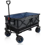yourGEAR Bollerwagen faltbar blau/grau