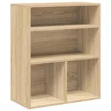 vidaXL Bücherregal Sonoma-Eiche 60x30x71,5 cm Holzwerkstoff