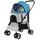 Costway 3 in 1 Hundewagen klappbar bis 15 kg Blau