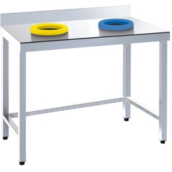 Recyclingtisch 2 abnehmbare ringe - 1200x600x850 mm - 101062RM Eurast