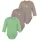 normani Outdoor Sports 3er Pack Baby Merino Langarmbody Tuai in Beige/Rosa/Grün | Gr.: 62