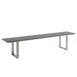 Niehoff Bank Nemo Edelstahl - 180 cm HPL Granit-Design