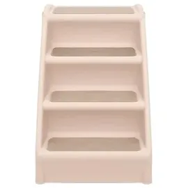 vidaXL Hundetreppe Klappbar Creme 62x40x49,5 cm