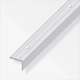 Alfer Treppenprofil 1 M, 25 X 20 Mm Aluminium Eloxiert Silber Treppenkantenprofil