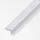 Alfer Treppenprofil 1 M, 25 X 20 Mm Aluminium Eloxiert Silber Treppenkantenprofil