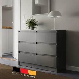 home collective Highboard 95 x 77,5 x 33 cm Anthrazit