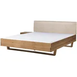 MASSIVMOEBEL24.DE FICHTELBERG 180 x 200 cm Beige