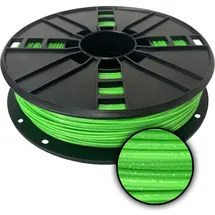 Ampertec 3D-Filament metallic PLA mit Glitzer grün 1.75mm 500g Spule