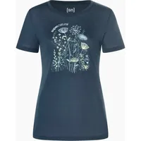 Super.natural W Rock Flowers Tee blueberry/various (W55) M