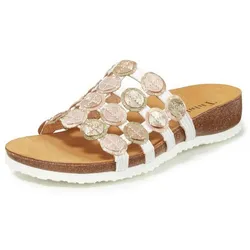 Les mules Julia  Think! blanc