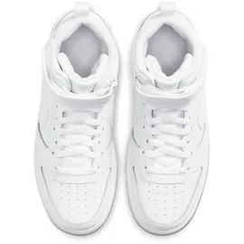 Nike Court Borough Mid 2 Sneaker Kinder white/white-white 36.5