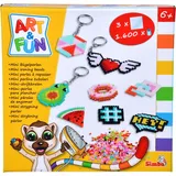 Simba Mini Bügelperlen Schlüsselanhänger 1.600 Perlen 3 Steckplatten
