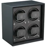 Paul Design - UHRENBEWEGER PETITE 4 - PU-leather black / für 4 Uhren, battery compartment