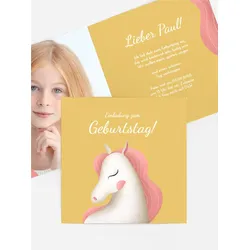 Geburtstagseinladung selbst gestalten mit Spruch und Fotos im Onlinedesigner bei Meine-Kartenmanufaktur.de
