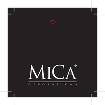 Mica decorations Laterne Faros paper 34,5 x 20 cm Braun