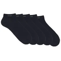 Boss Sneakersocken mit Label-Detail im 5er-Pack, Marine,