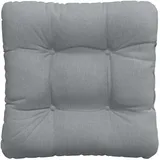 vidaXL Sitzkissen 45 x 45 x 12 cm Hellgrau