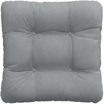 vidaXL Sitzkissen 45 x 45 x 12 cm Hellgrau