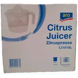 Aro CJ1018L Elektrische Zitruspresse 20W 0,5 Liter weiß Saftpresse Entsafter