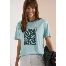 Cecil T-Shirt mit Rundhals und Frontprint - M