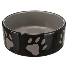 Trixie Keramik Fressnapf mit Pfoten - 300 ml, Ø 12 cm