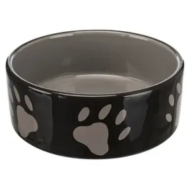 Trixie Keramik Fressnapf mit Pfoten - 300 ml, Ø 12 cm