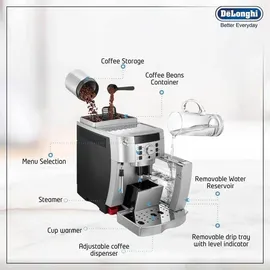 De'Longhi Magnifica S ECAM 22.110 SB silber/schwarz