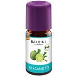 Baldini – Bergamotteöl BIO, Bergamotte ätherisches Öl Bio, Bergamotte Aroma, 5 ml