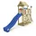 Wickey Spielturm JoyFlyer mit blauer Rutsche