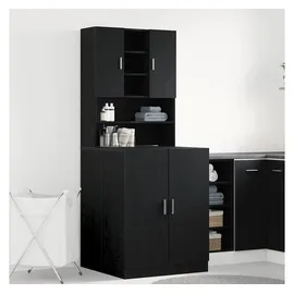 vidaXL Waschmaschinen-Schrank 2 pcs 0 x 0 x 0 cm Schwarz