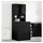 vidaXL Waschmaschinen-Schrank 2 pcs 0 x 0 x 0 cm Schwarz