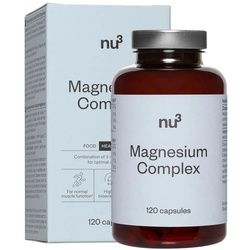nu3 Magnesium Komplex - Jetzt 20% sparen mit dem Code 'Drinknu3At'* Kapseln 120 St 120 St Kapseln