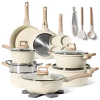 just perfecto household appliances JUST PERFECTO Topf-Set 21-tlg. Pfanne + Topf + Deckel