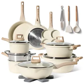just perfecto household appliances JUST PERFECTO Topf-Set 21-tlg. Pfanne + Topf + Deckel