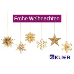 KLIER Gutschein Trägerkarte Weihnachten