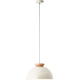 Brilliant Pendelleuchte Nalam Pendelleuchte 35cm holz hell/grau Metall/Holz 1x A60, E27, 40 W, Geeignet für Normallampe (nicht enthalten)