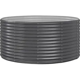 vidaXL Hochbeet 140 x 140 x 68 cm Anthrazit