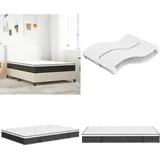 Vidaxl - Matratze Bonnell-Federkern Mittel 140x200 cm - Bonnell-Matratze - Doppelbett Matratze - Matratze 140x200 - Matratze Mittelhart - Matratze