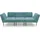 DOMO collection Sessel DOMO COLLECTION Cord 58 x 78 x 83 cm Blau
